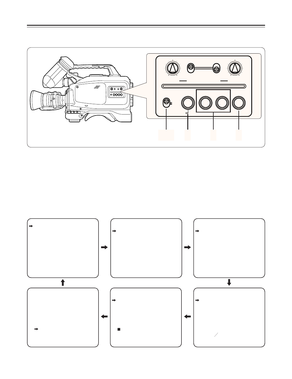 Menu items, Setting procedure, Ut y | Set the menu set/off switch to set, Press the page button | Panasonic AJ-D215P User Manual | Page 48 / 68