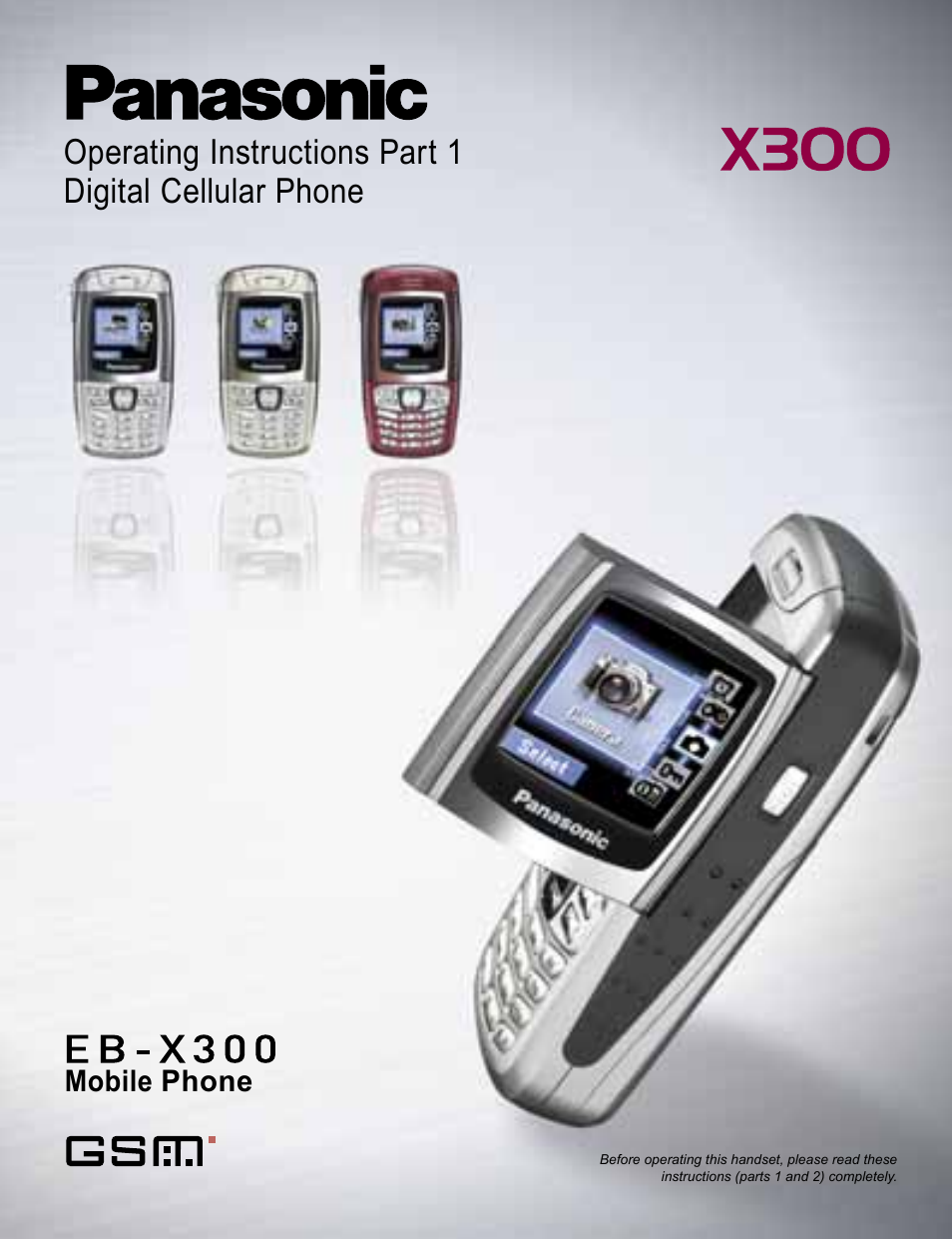Panasonic EB-X300 User Manual | 125 pages
