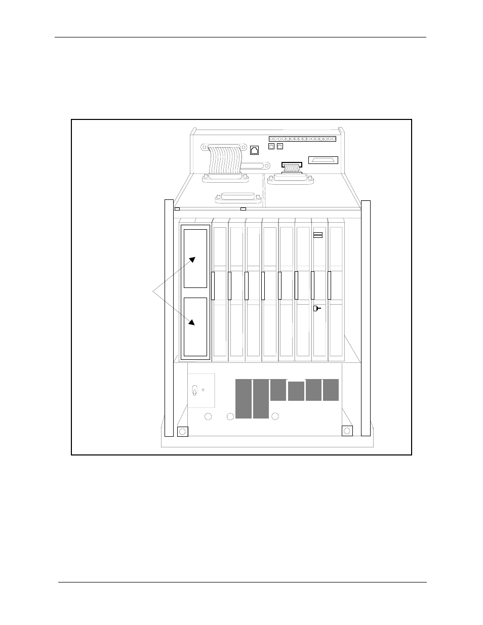 Installation for the dbs 40, Installation for the dbs 40 -10, Figure 3-8 | Battery location, dbs 40 -10 | Panasonic CPC-EX User Manual | Page 38 / 204