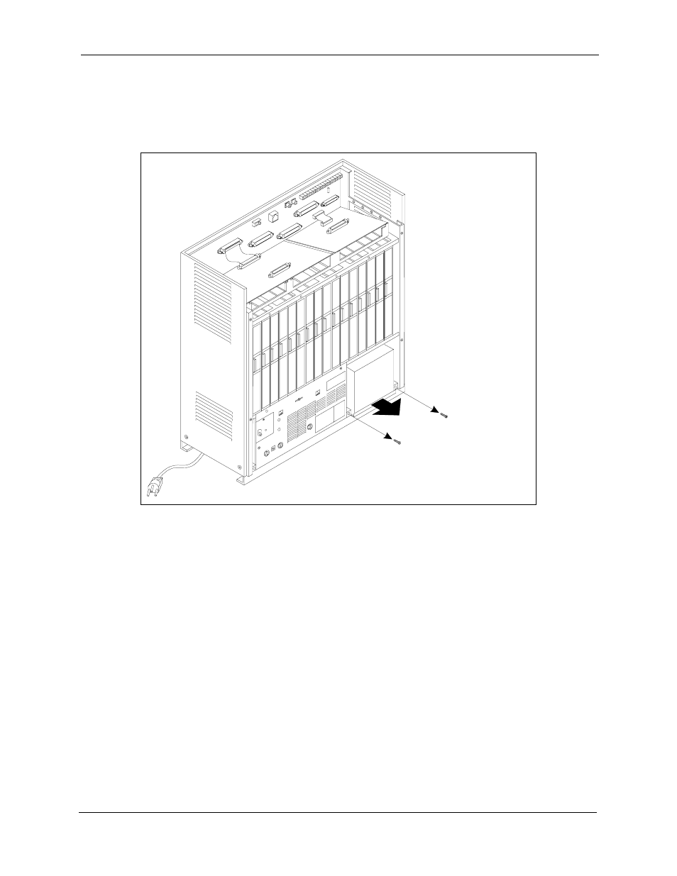 Installation for the dbs 72 and 96, Installation for the dbs 72 and 96 -11, Figure 3-9 | Battery tray, dbs 72 and 96 -11 | Panasonic CPC-EX User Manual | Page 39 / 204