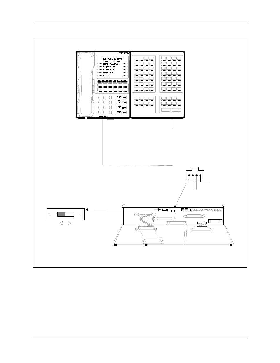 Figure 3-18. test telephone connection -19, C n 3, St test sw 1 | Panasonic CPC-EX User Manual | Page 47 / 204
