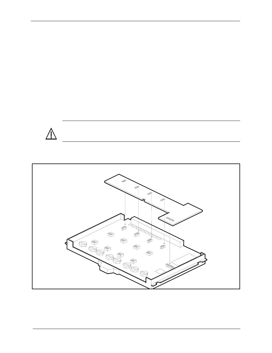 Figure 4-3, Attaching caller id card to the l-trk card -8 | Panasonic CPC-EX User Manual | Page 56 / 204