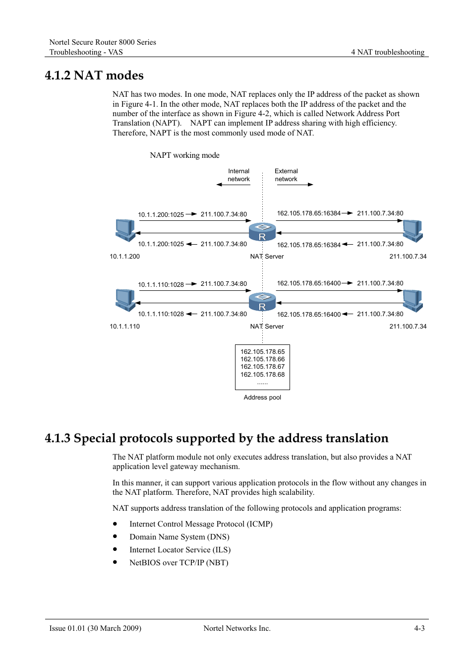 2 nat modes, 2 nat modes -3 | Panasonic 8000 User Manual | Page 133 / 156