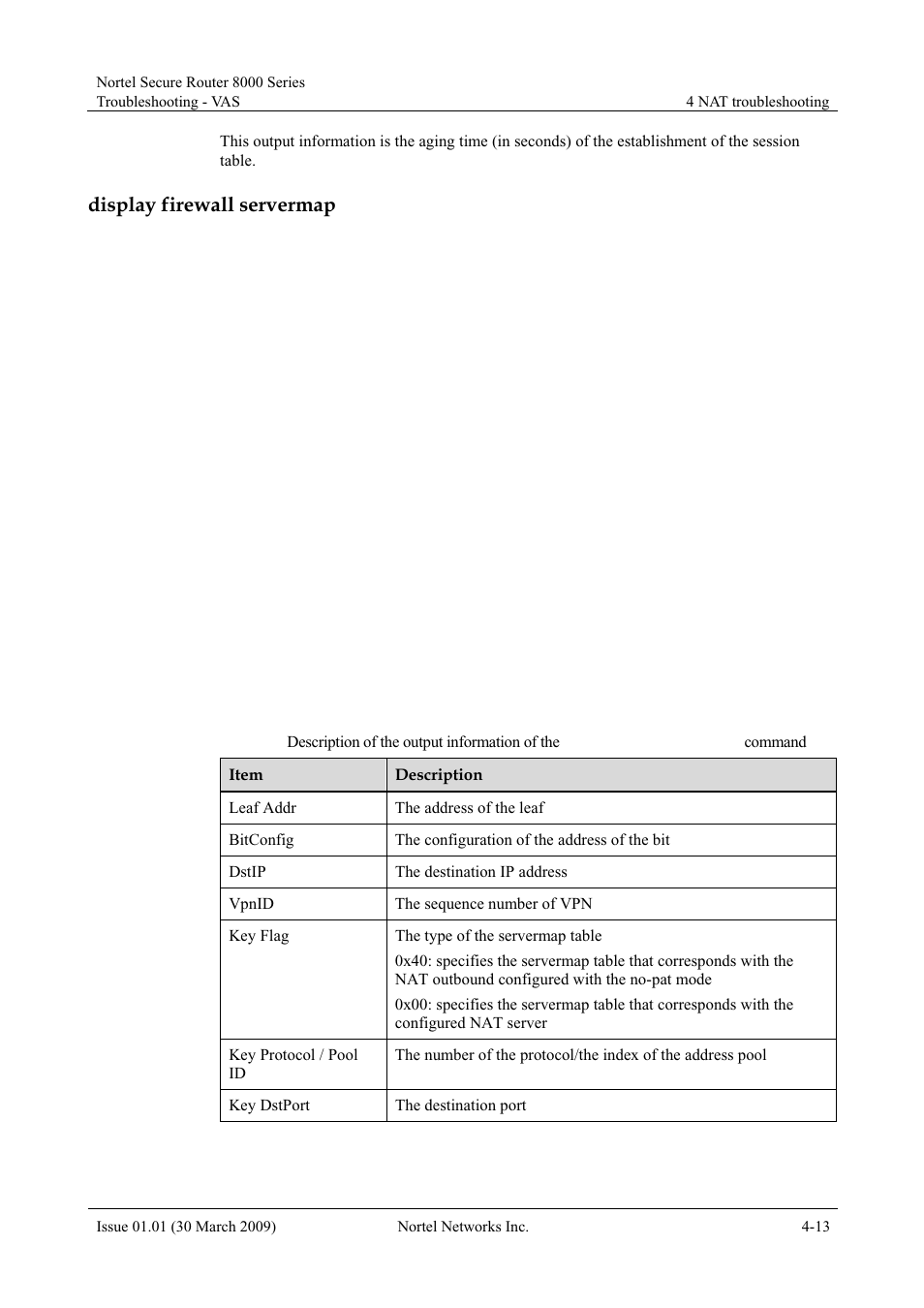 Display firewall servermap | Panasonic 8000 User Manual | Page 143 / 156