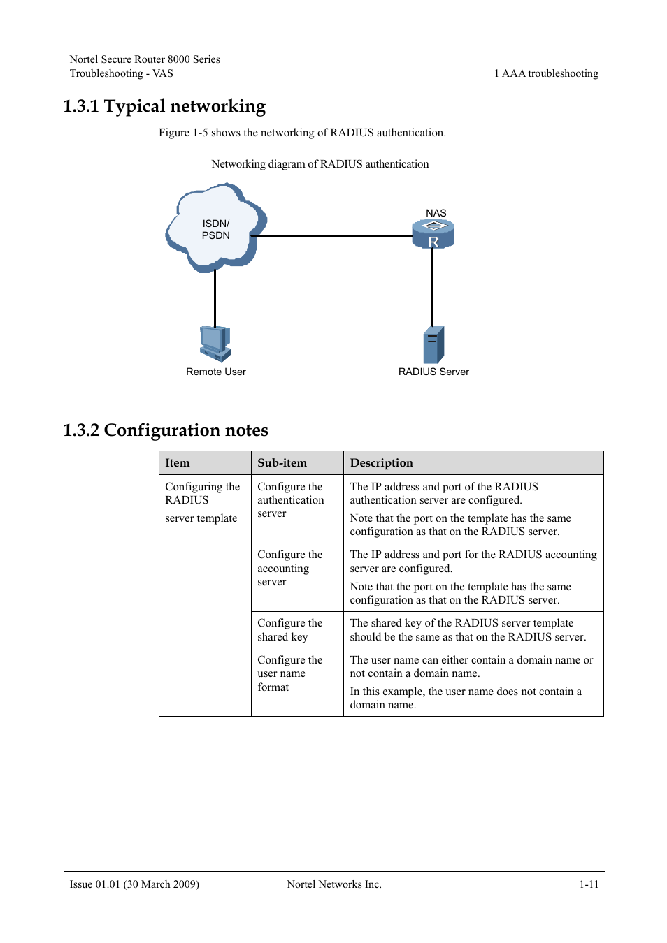 1 typical networking, 2 configuration notes, 1 typical networking -11 | 2 configuration notes -11, Typical networking, Configuration notes | Panasonic 8000 User Manual | Page 29 / 156