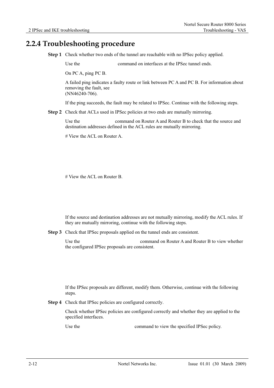 4 troubleshooting procedure, 4 troubleshooting procedure -12, Troubleshooting procedure | Panasonic 8000 User Manual | Page 59 / 156