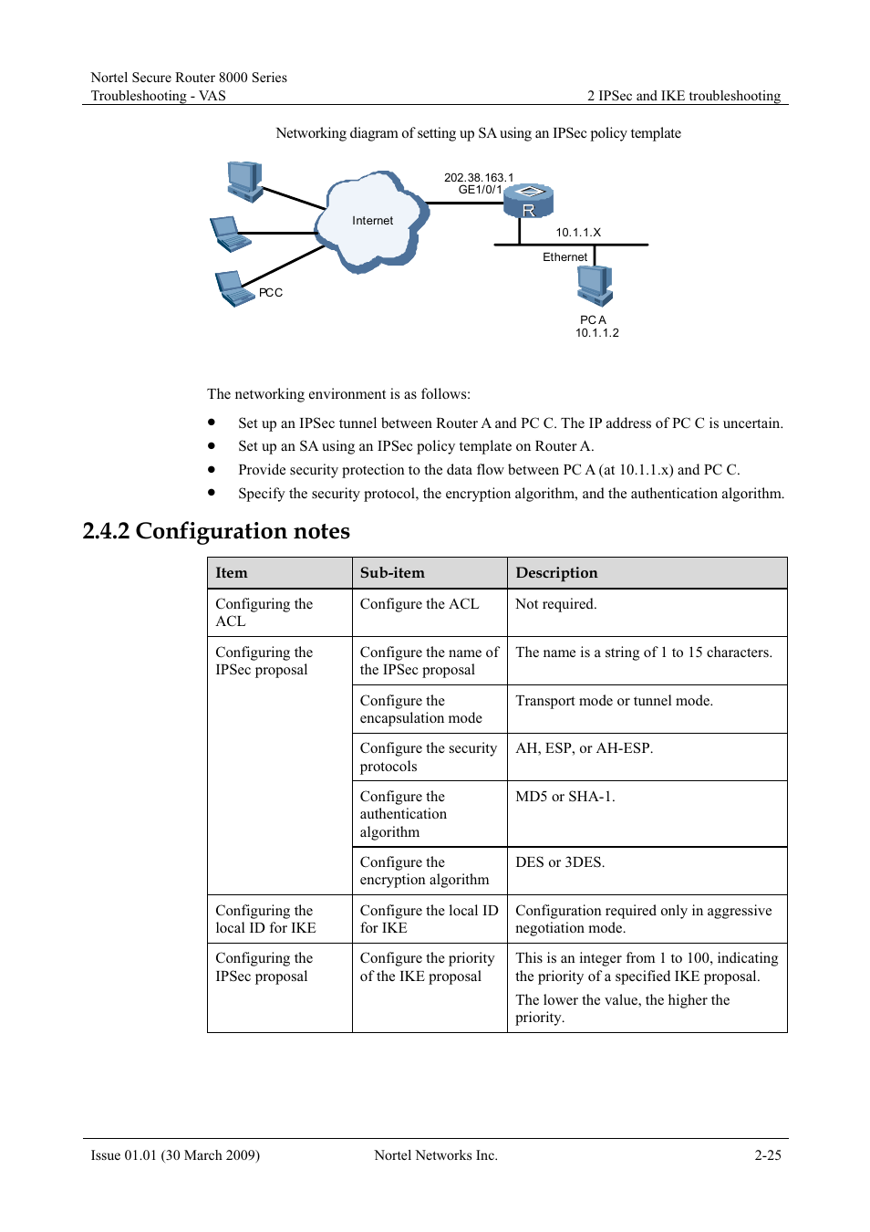 2 configuration notes, 2 configuration notes -25, Configuration notes | Figure 2-8 | Panasonic 8000 User Manual | Page 72 / 156