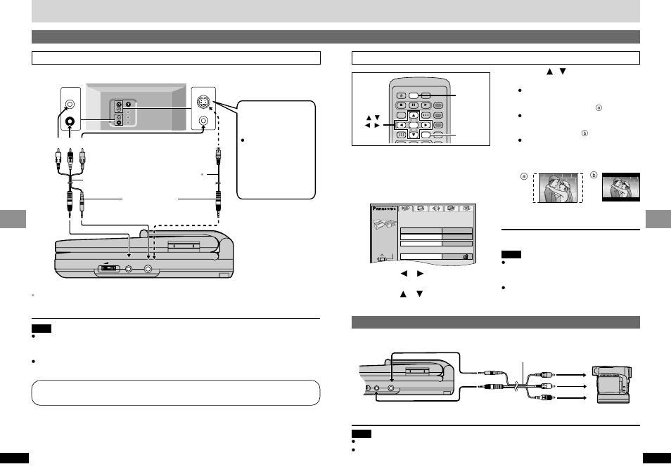 Using this unit with other equipment | Panasonic DVD-LV65 User Manual | Page 17 / 22