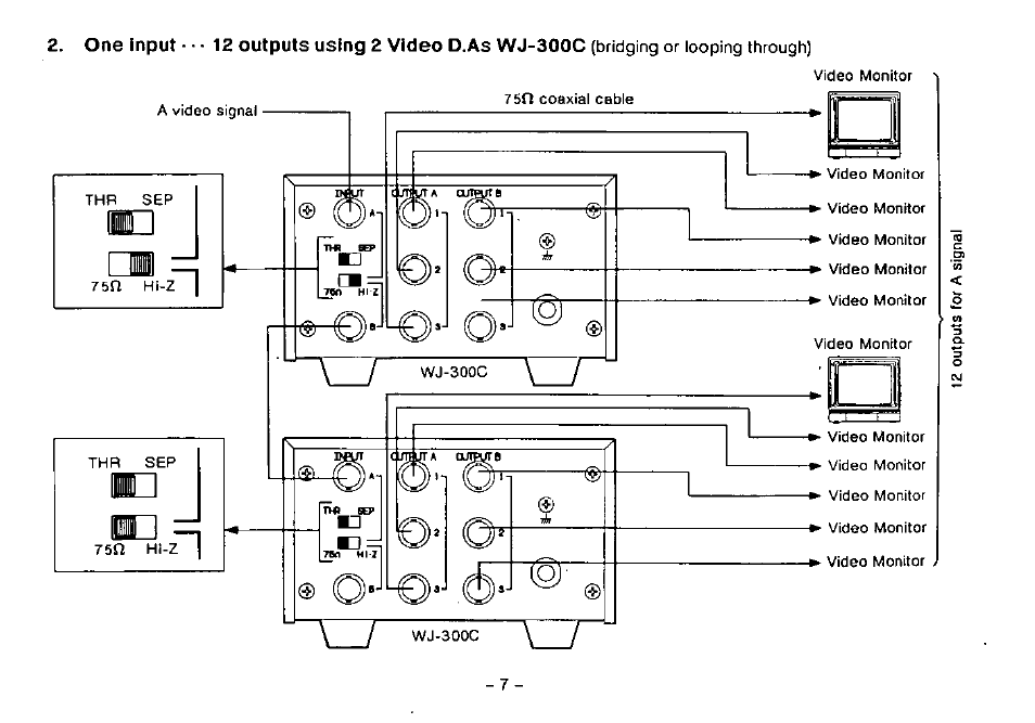 Panasonic WJ-300C User Manual | Page 8 / 12