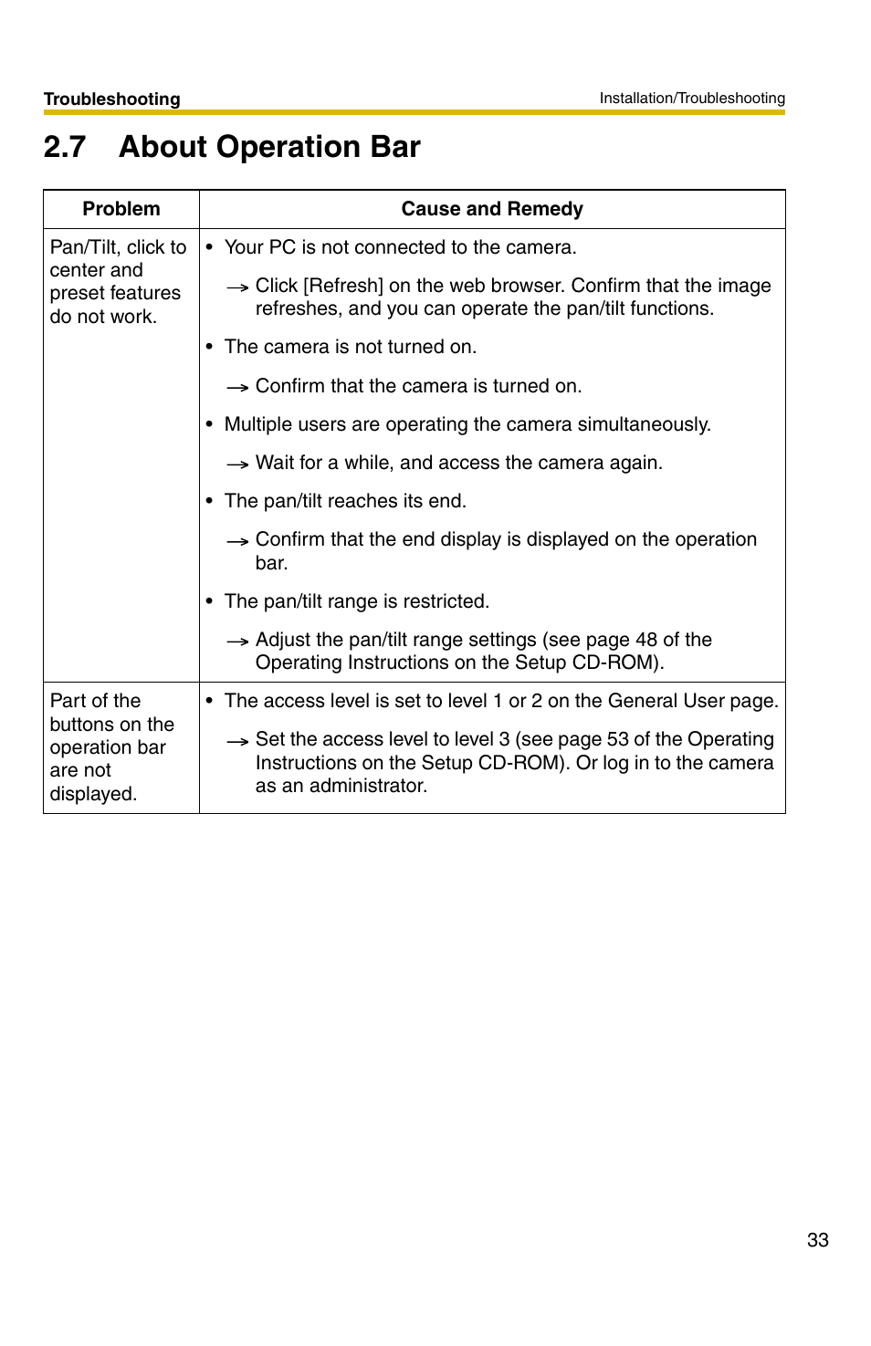 7 about operation bar | Panasonic BL-C30 User Manual | Page 33 / 36