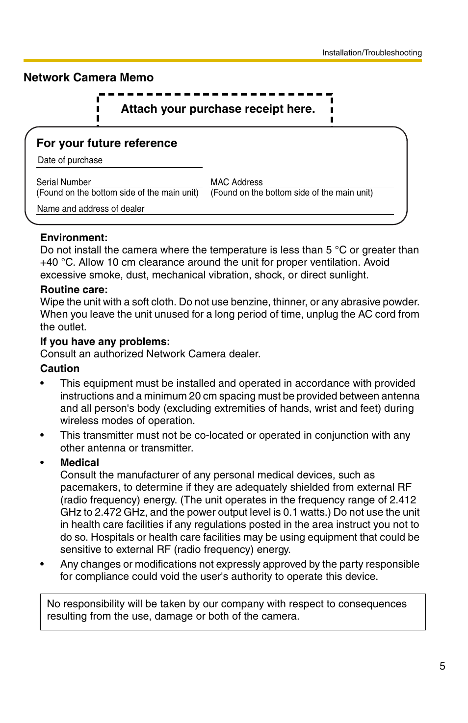 Panasonic BL-C30 User Manual | Page 5 / 36