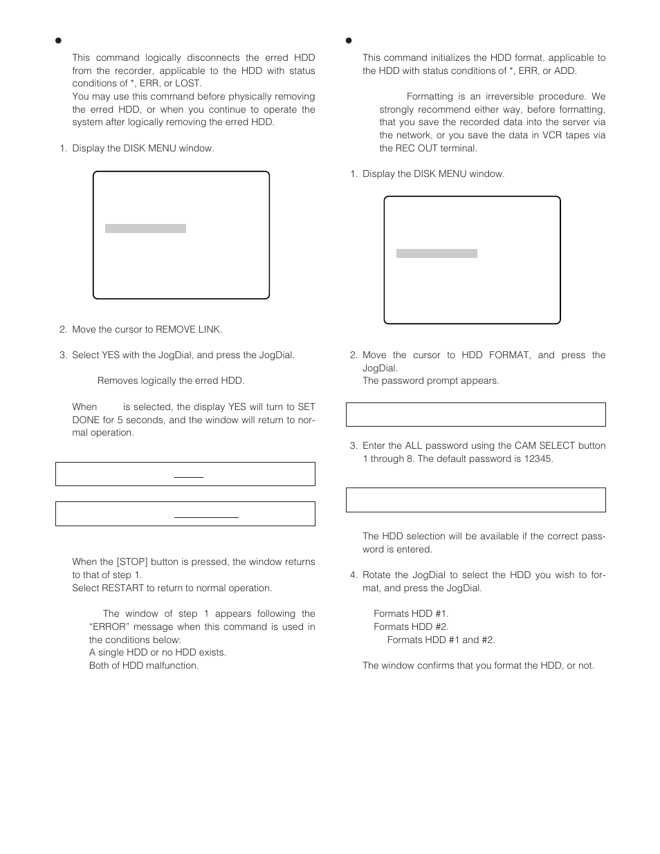 Panasonic WJ-HD200 User Manual | Page 88 / 92