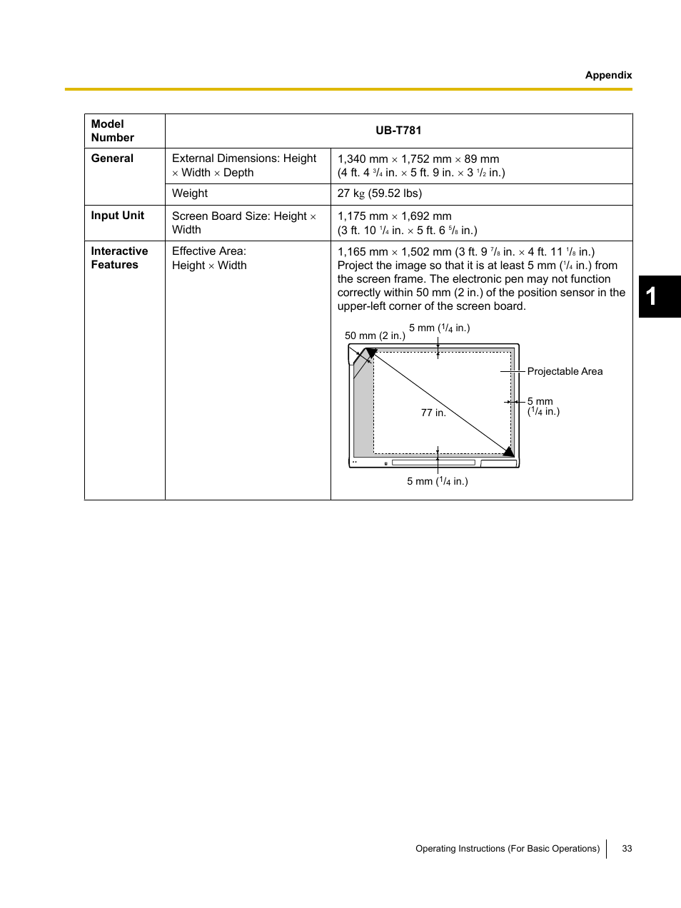 Panasonic UB-T761 User Manual | Page 33 / 64