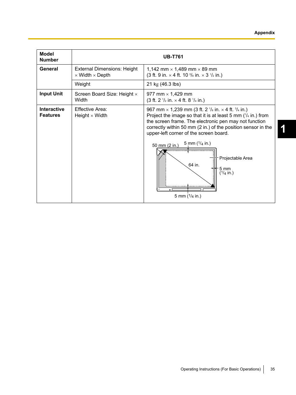 Panasonic UB-T761 User Manual | Page 35 / 64