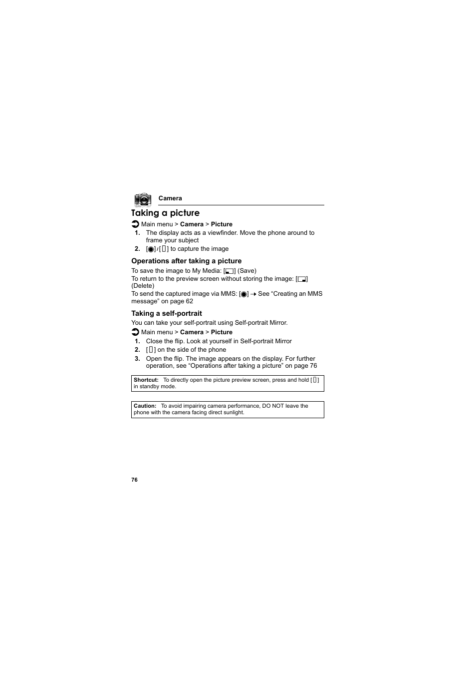 Taking a picture | Panasonic EB-VS2  EN User Manual | Page 79 / 170