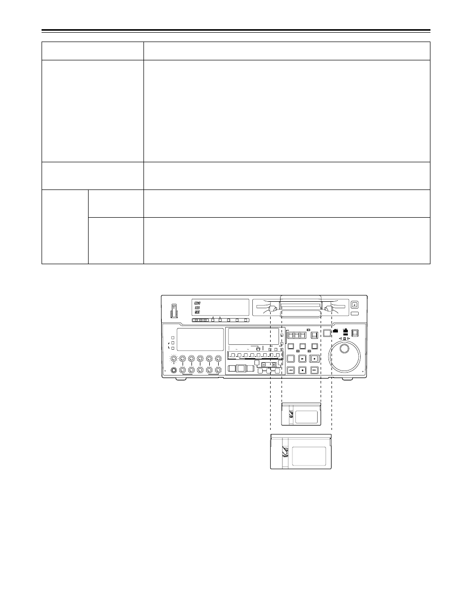 Tapes, M cassette l cassette | Panasonic AJ-HD150FE User Manual | Page 27 / 120