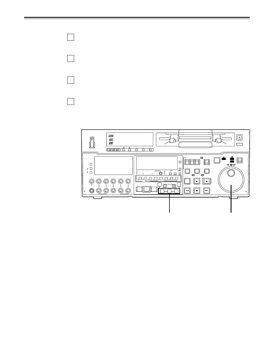 Automatic editing, Entering the edit points, Deck to deck) | Panasonic AJ-HD150FE User Manual | Page 38 / 120
