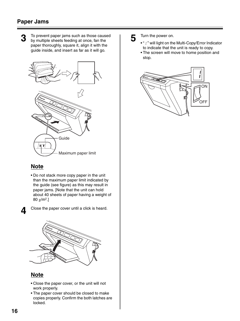 Panasonic UB-5325 User Manual | Page 16 / 28