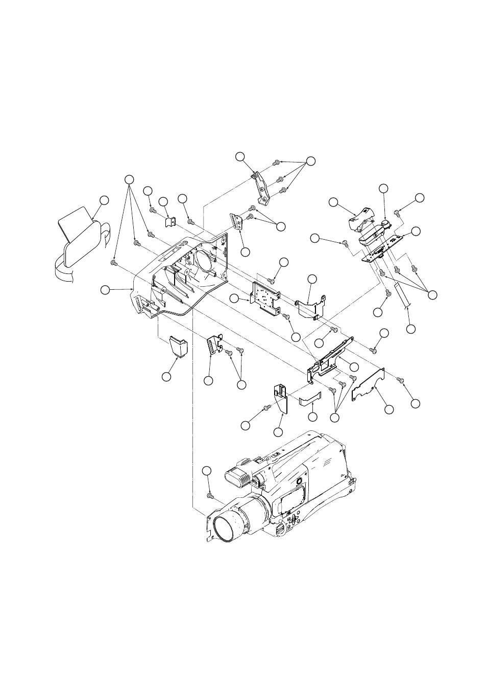 Grip parts assembly, Mpl-11 | Panasonic AG-HMC70P User Manual | Page 12 / 17