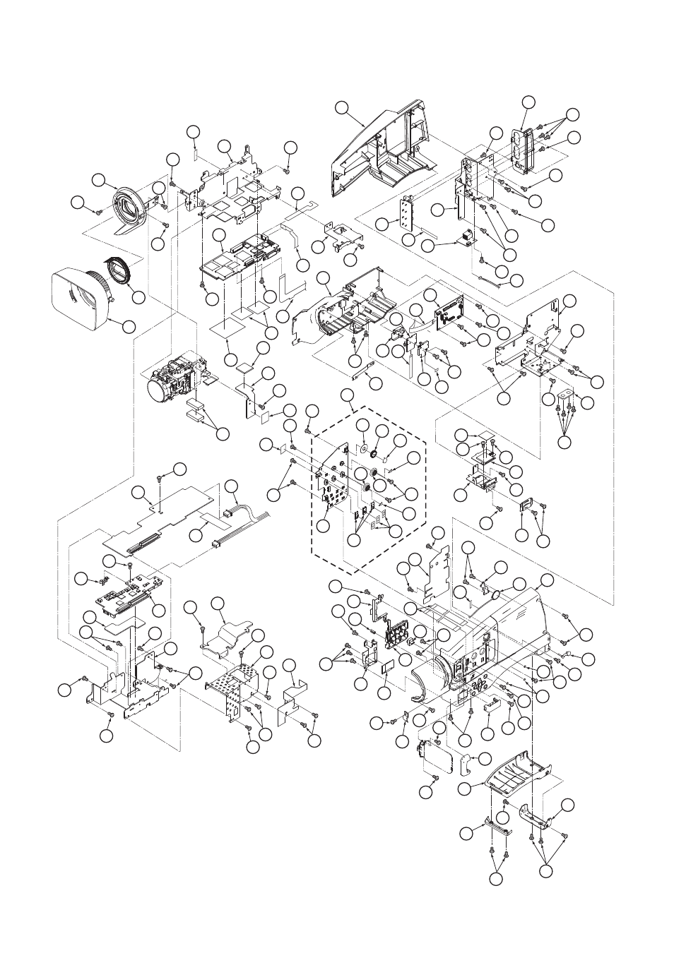 Casing parts assembly, Mpl-1 | Panasonic AG-HMC70P User Manual | Page 2 / 17