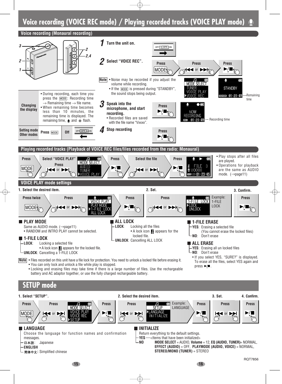 Panasonic EG EB GC GK GN GH En User Manual | Page 8 / 8