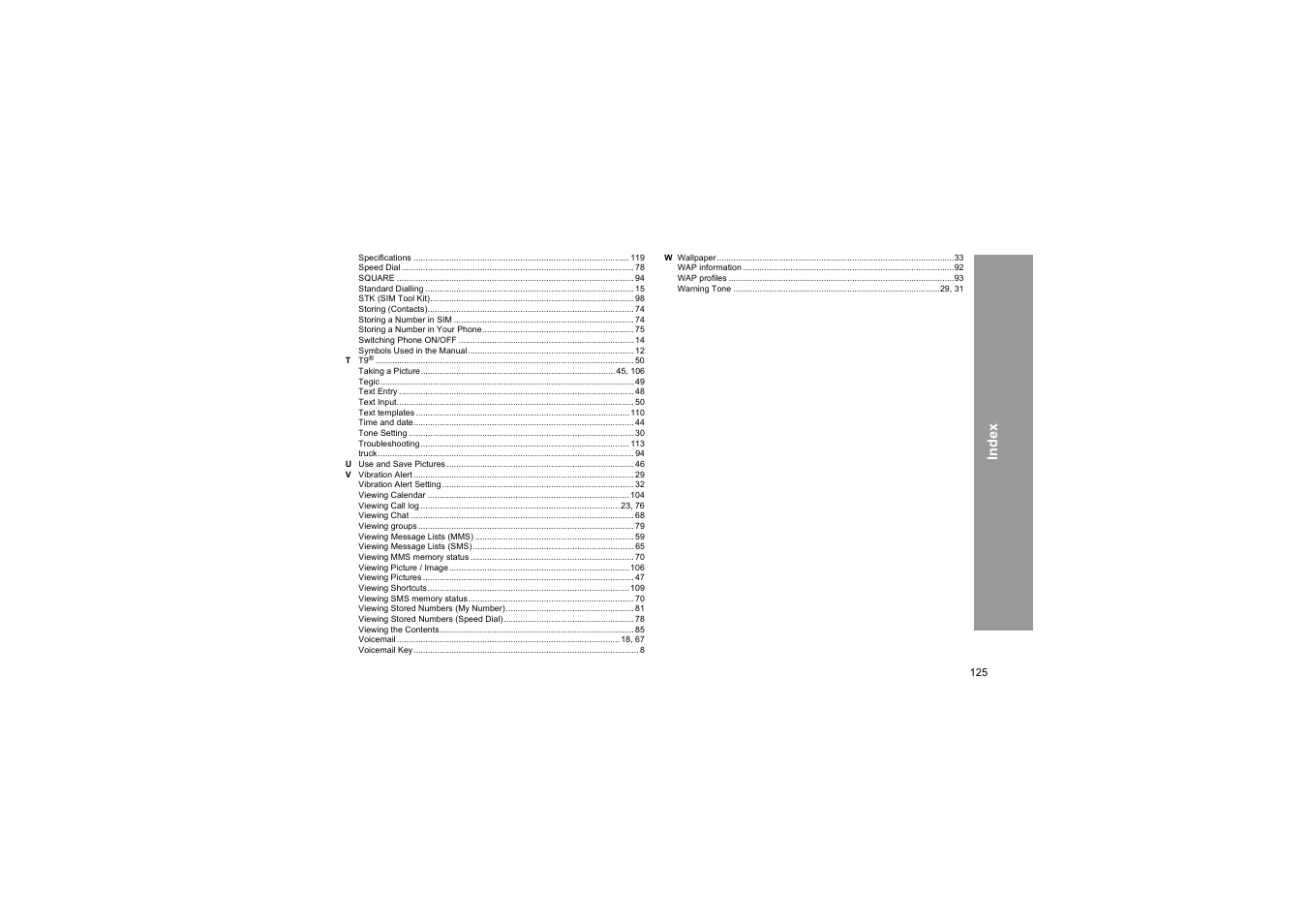 Panasonic X66 User Manual | Page 128 / 129