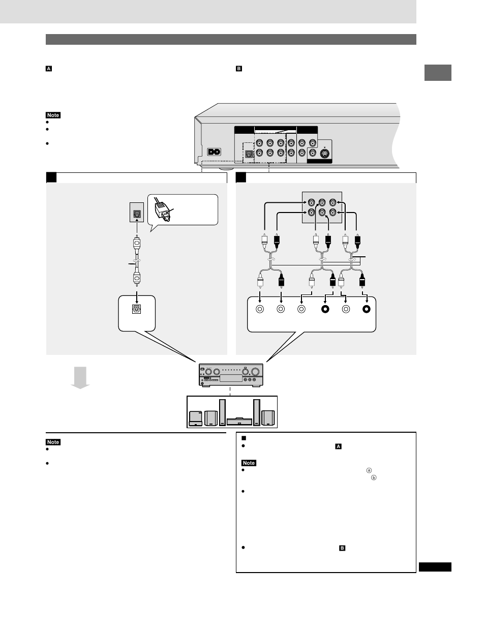 Getting started, Home theater—enjoying more powerful sound | Panasonic DVD-CP72 User Manual | Page 7 / 28