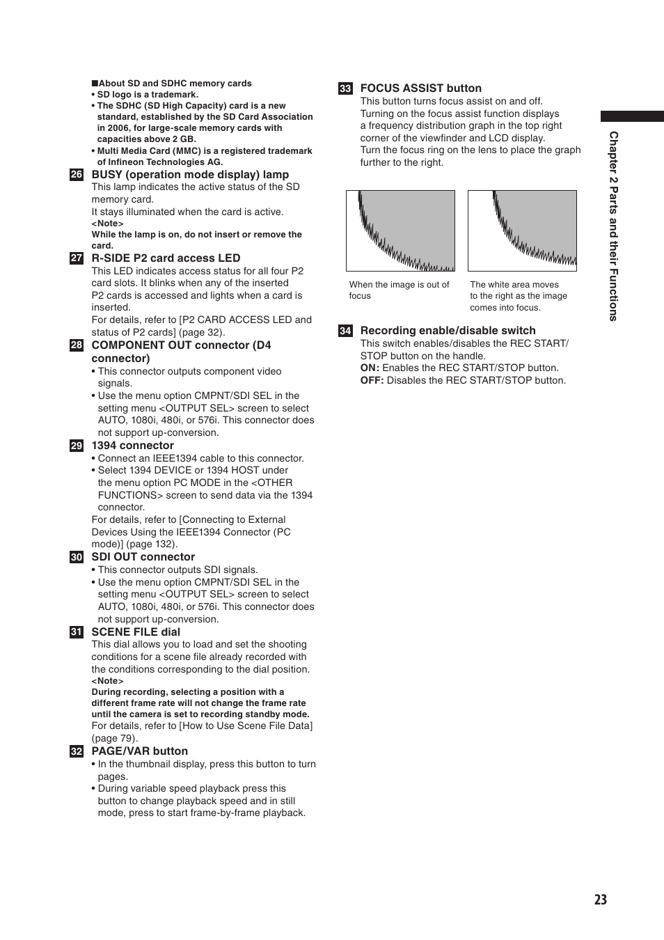 Panasonic AG-HPX500E User Manual | Page 23 / 152