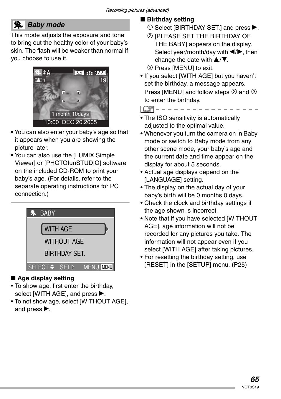 Panasonic DMC-LX1PP User Manual | Page 65 / 136