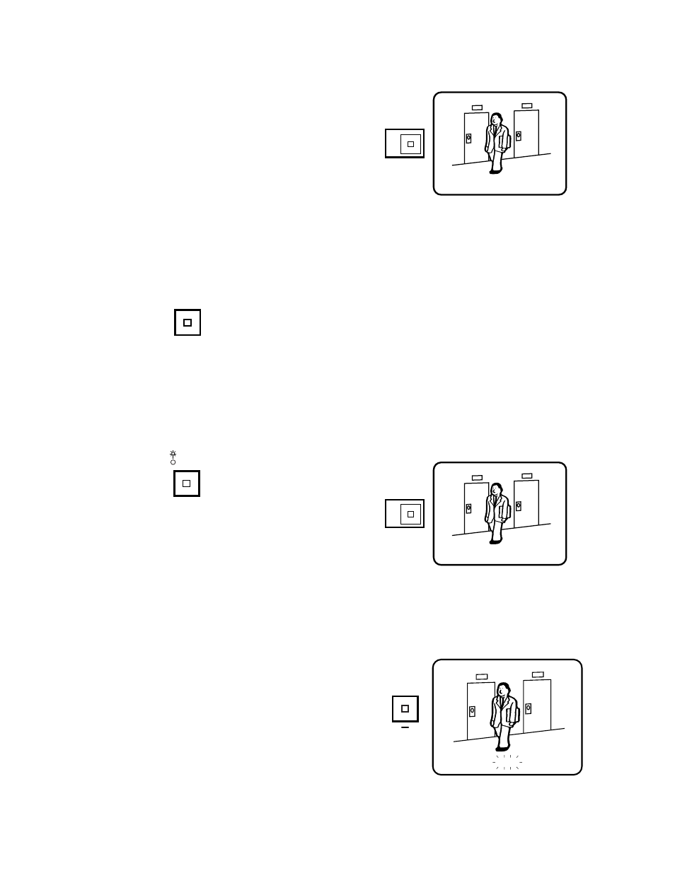 Controlling the multiscreen monitor, Selecting the multiscreen monitor, Controlling the camera images | Single spot (live), Freezing single spot (live) | Panasonic WJ-FS616C User Manual | Page 49 / 82