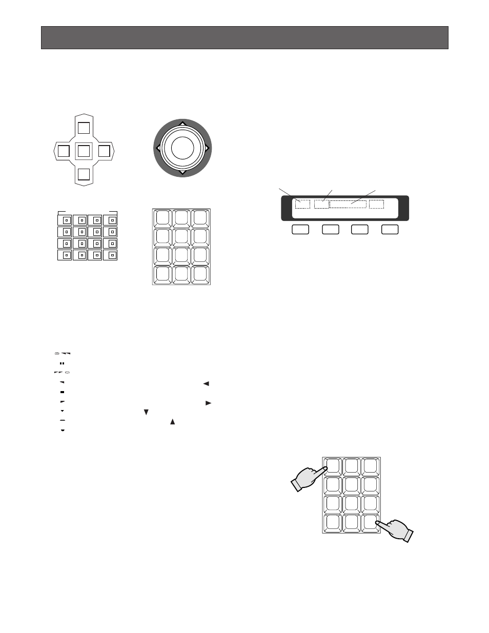 Function operations (with wv-cu550c), Controlling the video input and monitors, U01 c01 | Mlt ∗ spot | Panasonic WJ-FS616C User Manual | Page 70 / 82