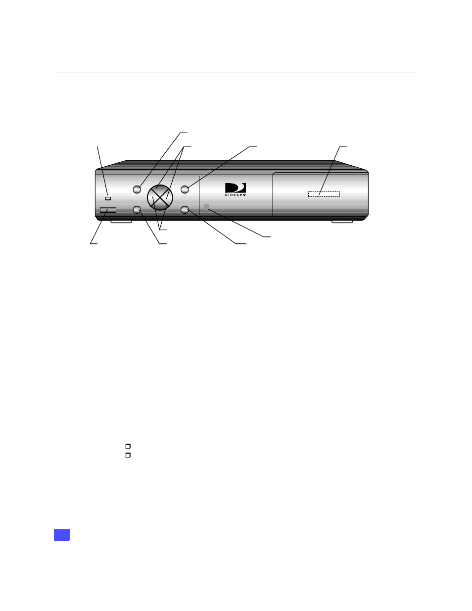 Tz-dbs01 front panel, Front panel | Panasonic TZ-DBS01 User Manual | Page 11 / 69