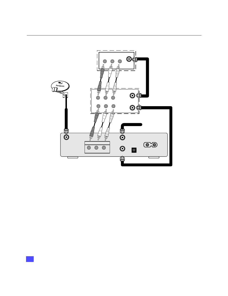 Vcr setup, Etting, Tarted | Panasonic TZ-DBS01 User Manual | Page 21 / 69