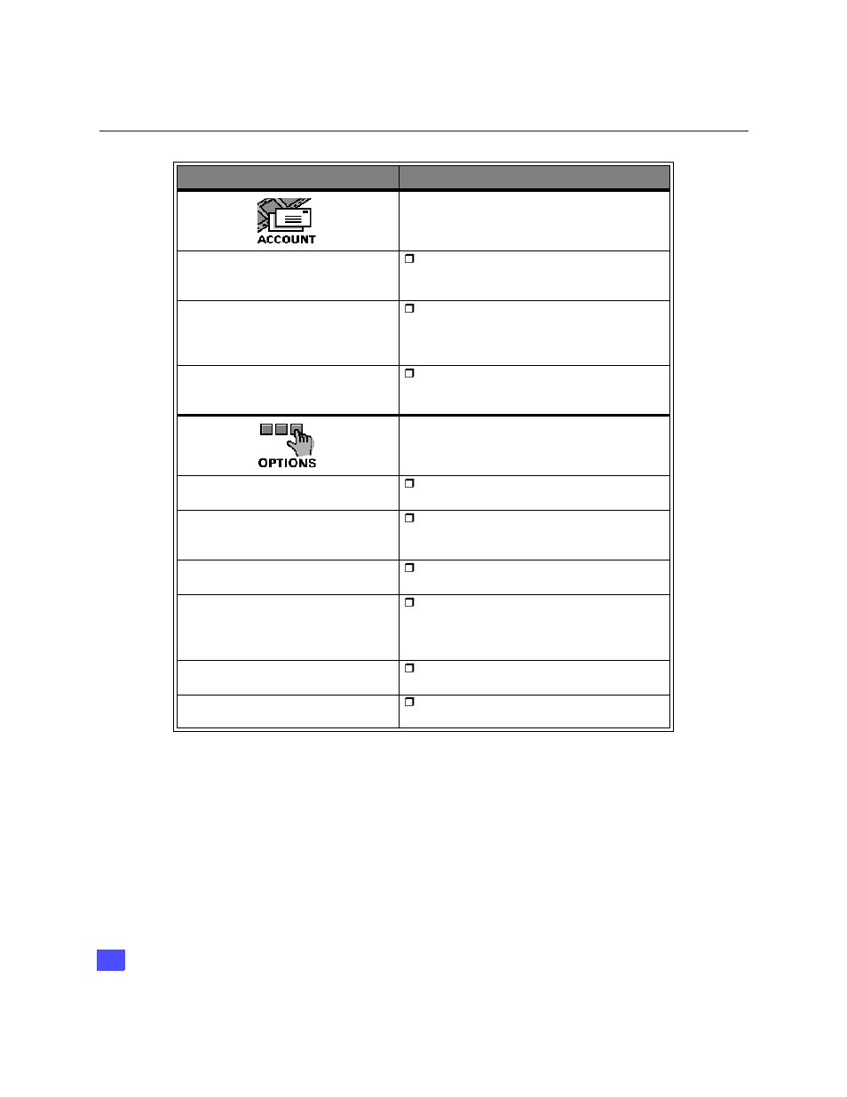Roller guide feature chart (cont.) | Panasonic TZ-DBS01 User Manual | Page 37 / 69