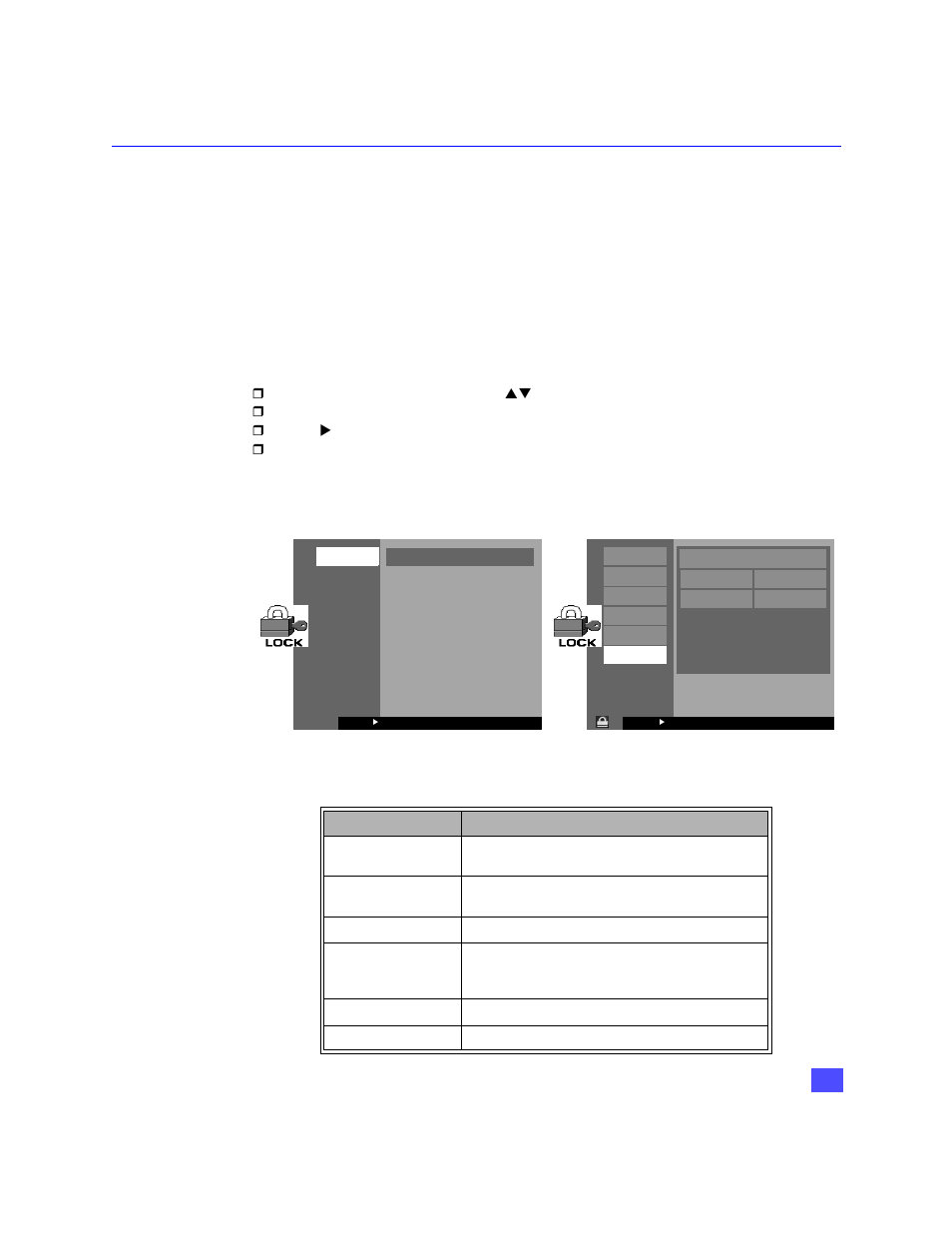 Lock | Panasonic TZ-DBS01 User Manual | Page 50 / 69