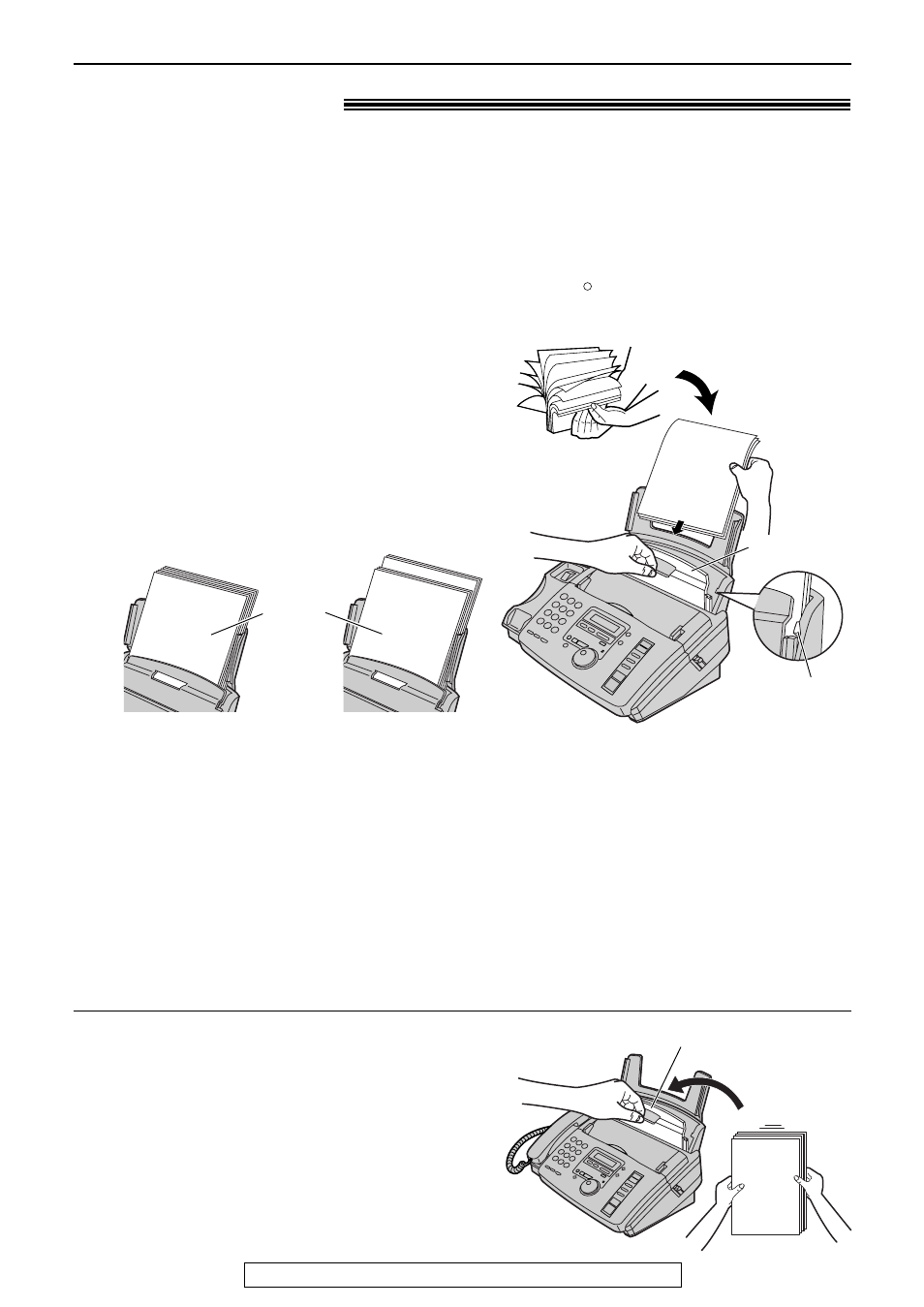 Setup, Recording paper | Panasonic KX-FP86 User Manual | Page 11 / 88
