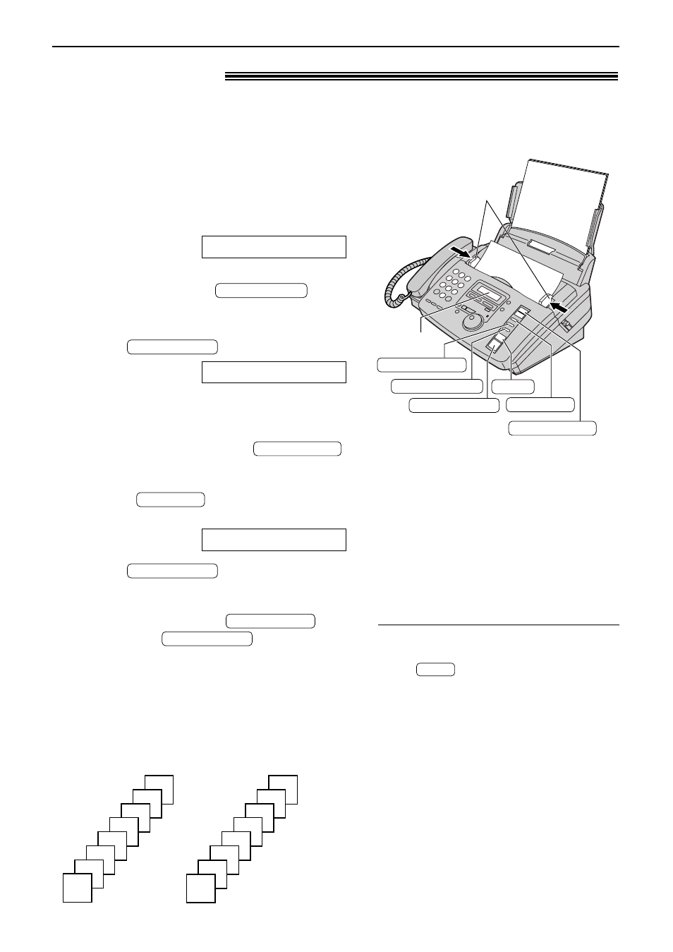 Copy, Copying, Making a copy | Printing collated (sorted) copies | Panasonic KX-FP86 User Manual | Page 48 / 88