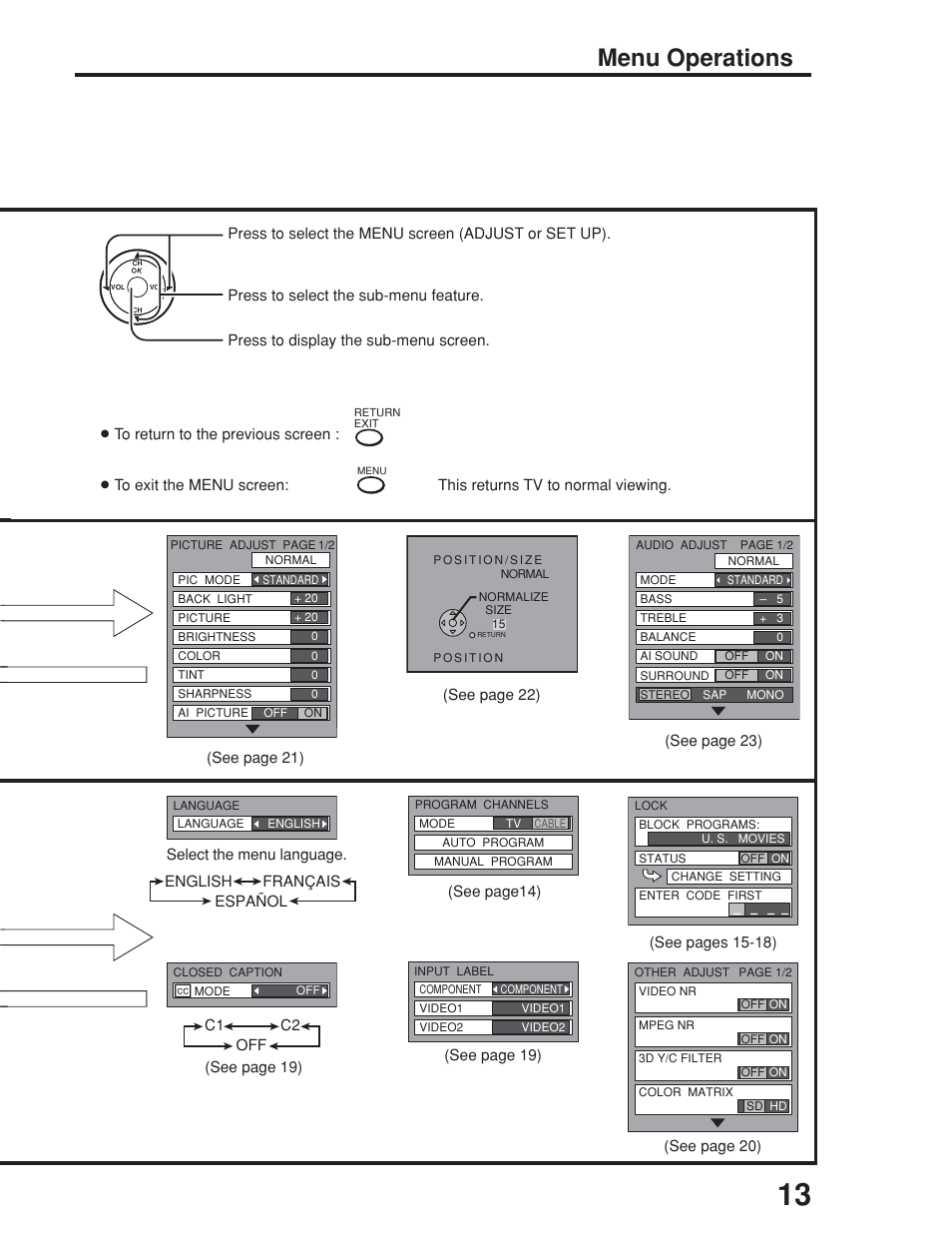 8ah%c8e4g<baf | Panasonic TC-19LE50 User Manual | Page 13 / 49