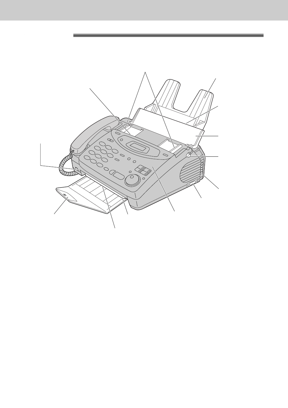 Finding the controls overview | Panasonic KX-FP105CX User Manual | Page 22 / 45