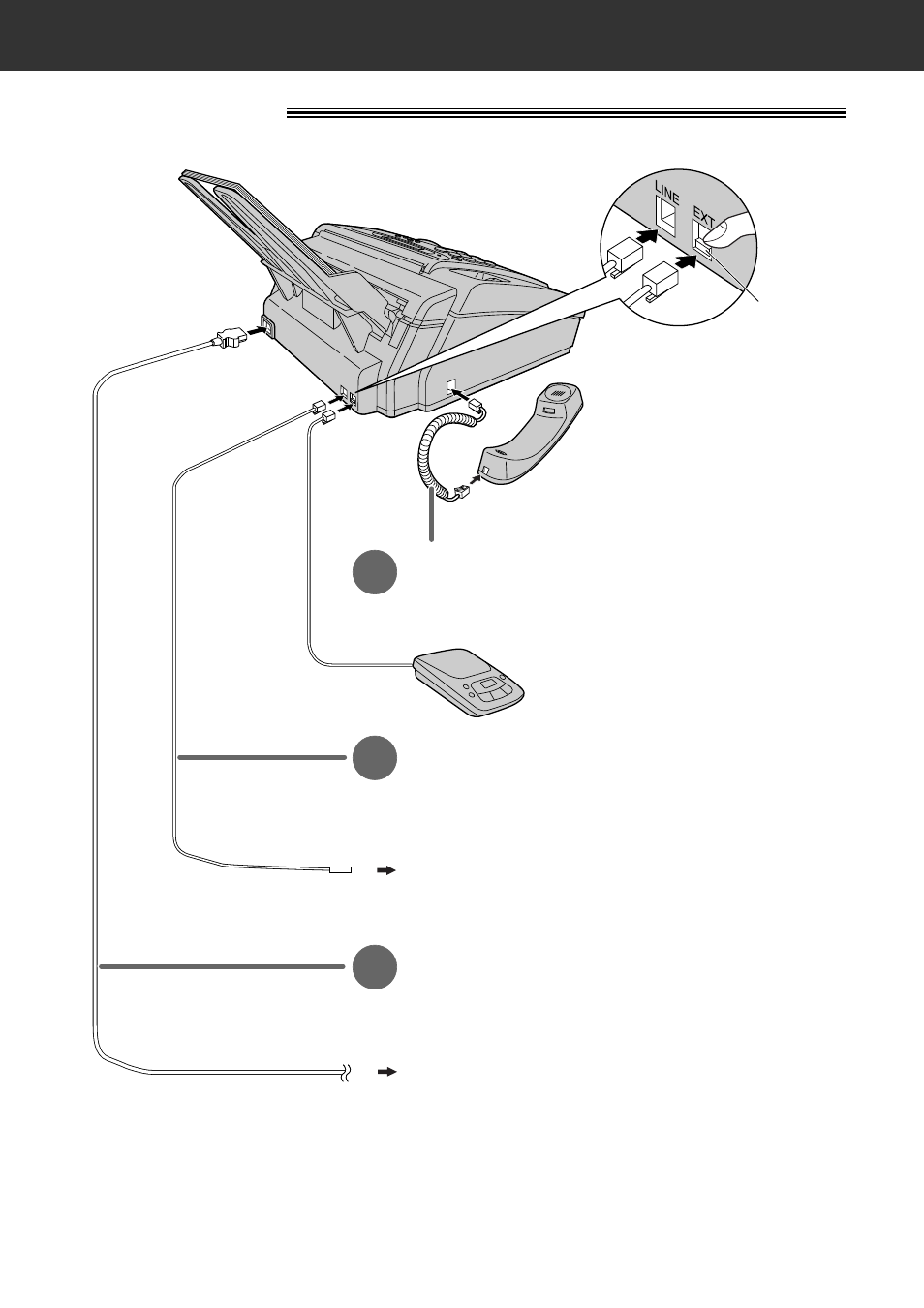 Quick start, Connections, Handset cord | Telephone line cord, Power cord | Panasonic KX-FP105CX User Manual | Page 5 / 45