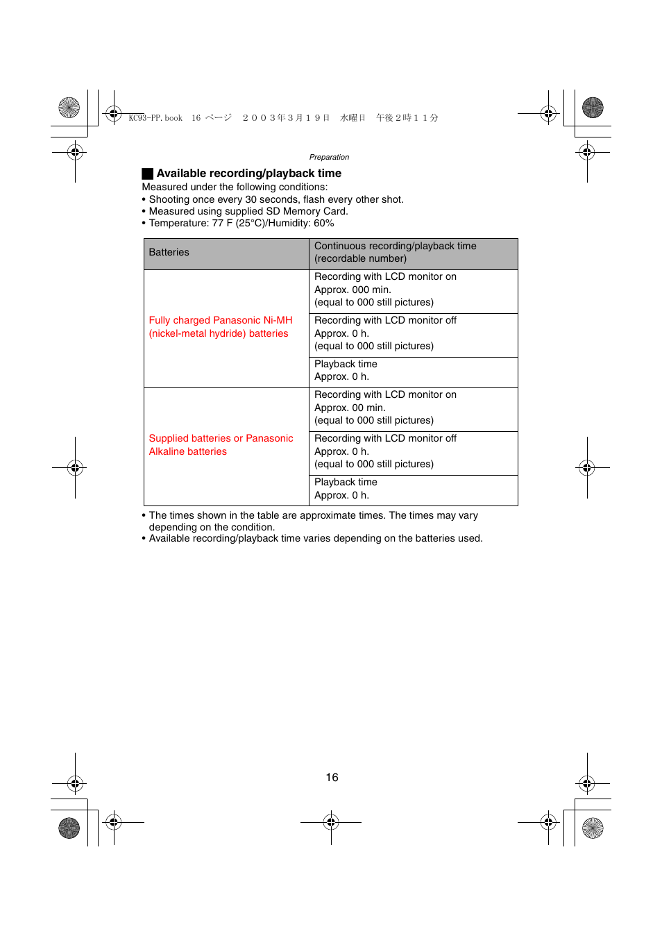 Panasonic DMC-LC43PP User Manual | Page 16 / 104