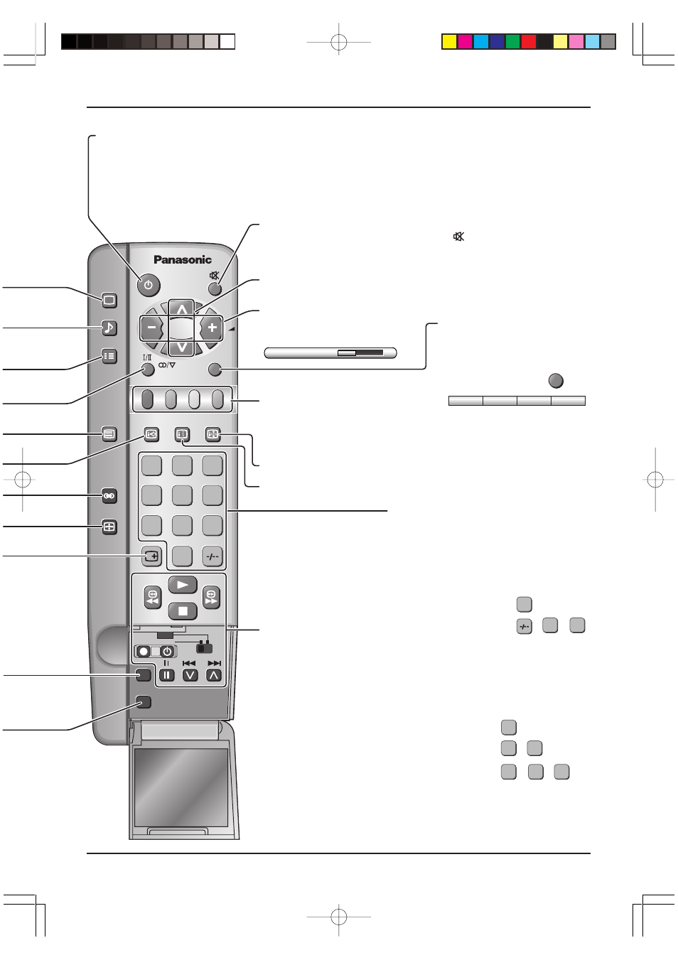 Basic controls | Panasonic TC-20LA1H User Manual | Page 11 / 28