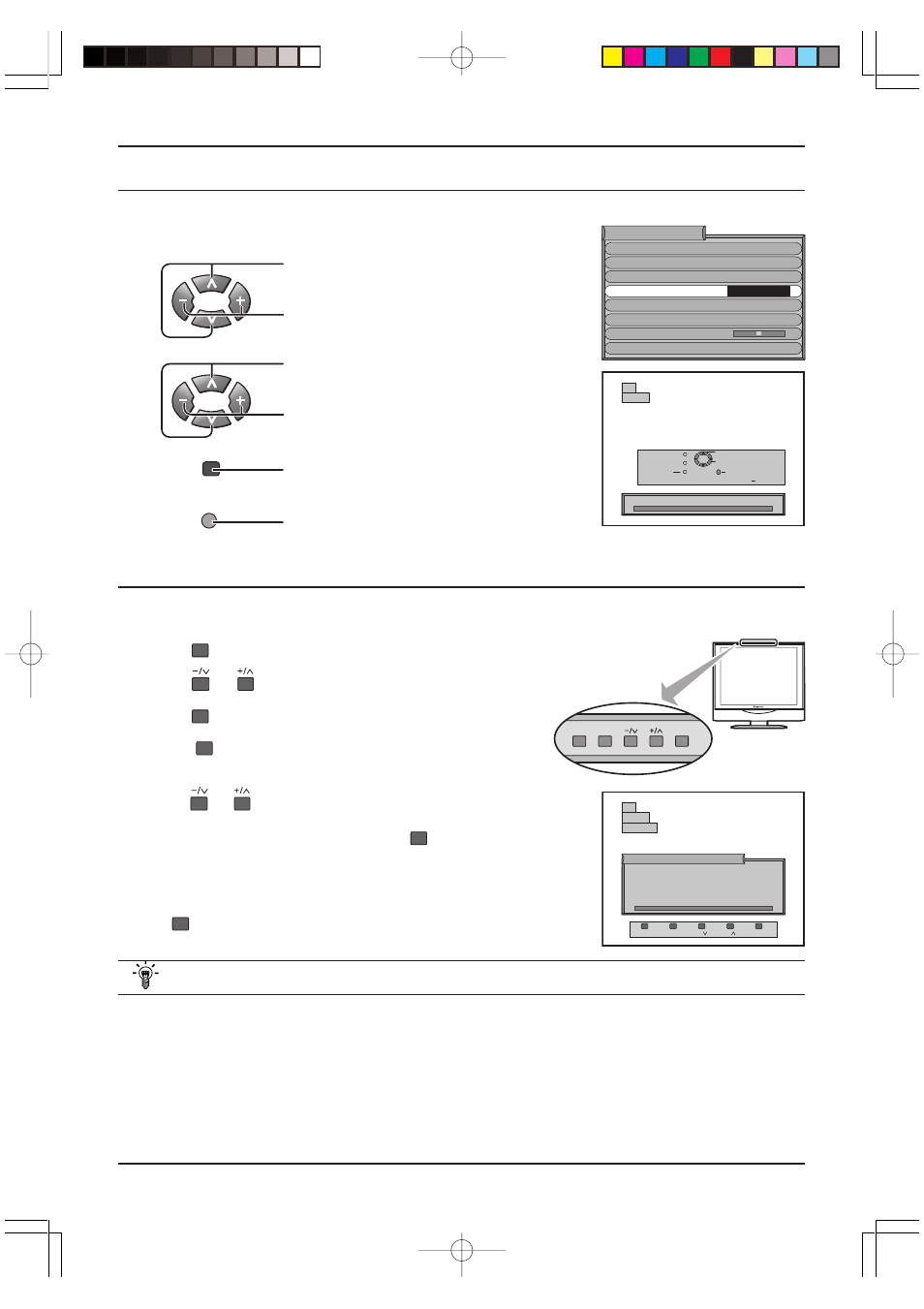 Manual tune, Manual tune (via top panel), Helpful hint | Tuning menu | Panasonic TC-20LA1H User Manual | Page 17 / 28