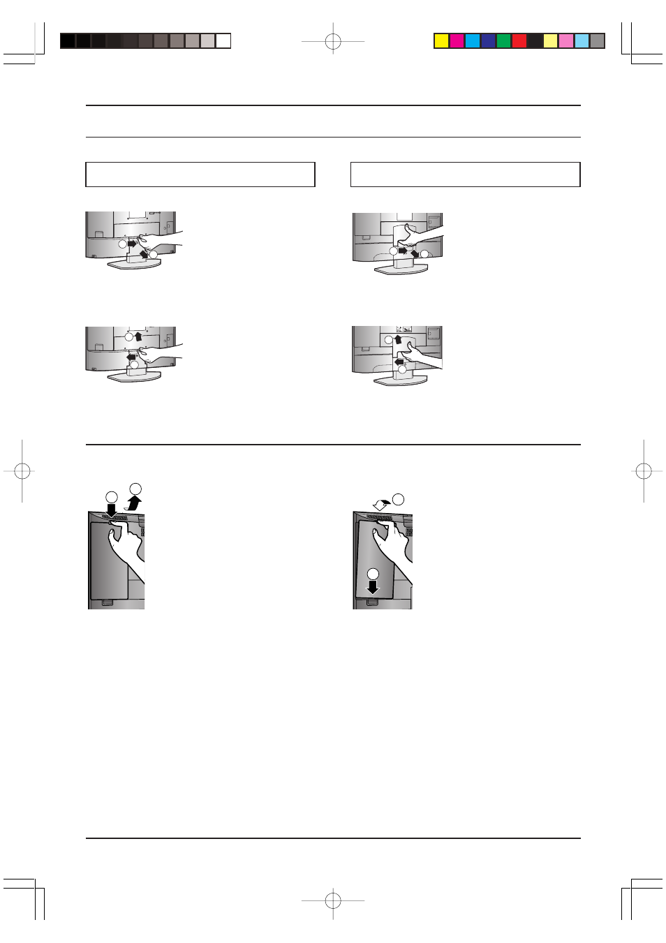 Antenna cover removal and fitting, Cable cover removal and fitting, Before operating this set | Panasonic TC-20LA1H User Manual | Page 6 / 28
