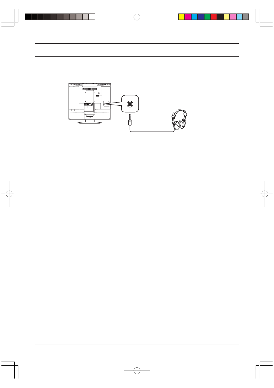 Connecting headphones / earphones, Connections | Panasonic TC-20LA1H User Manual | Page 9 / 28
