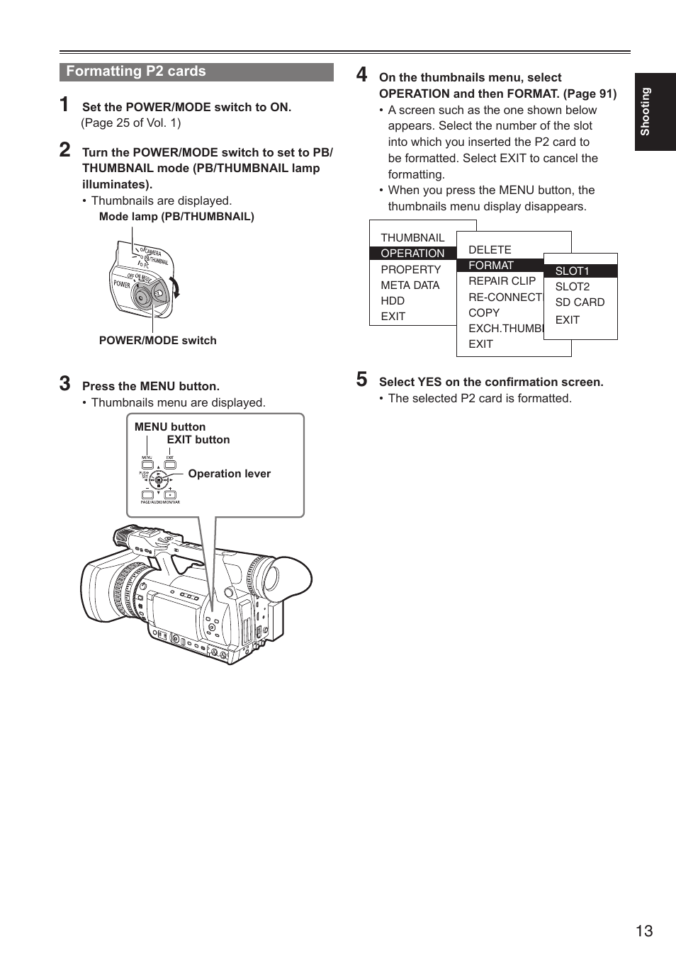 Panasonic AG-HPX250EN User Manual | Page 13 / 170