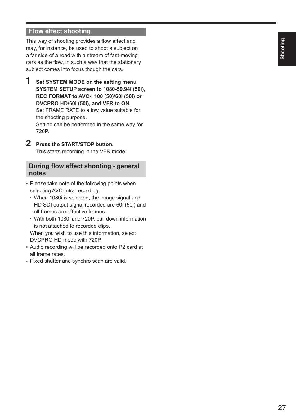 Panasonic AG-HPX250EN User Manual | Page 27 / 170