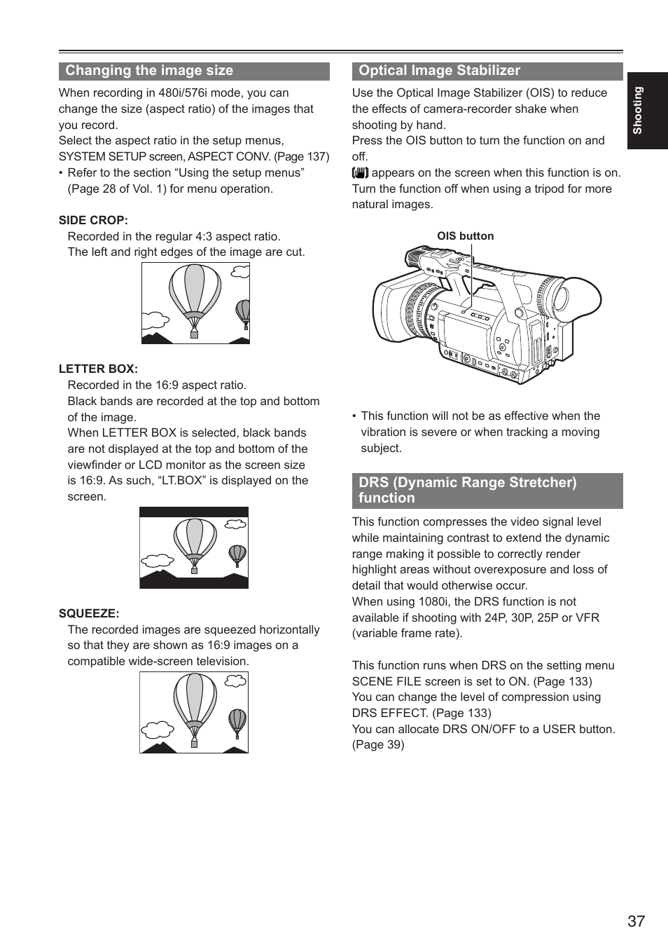 Panasonic AG-HPX250EN User Manual | Page 37 / 170