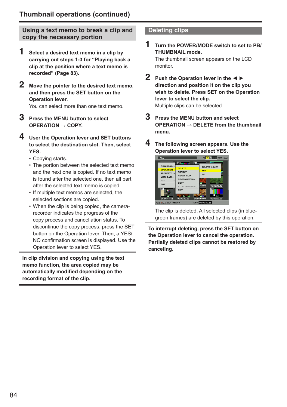 Panasonic AG-HPX250EN User Manual | Page 84 / 170