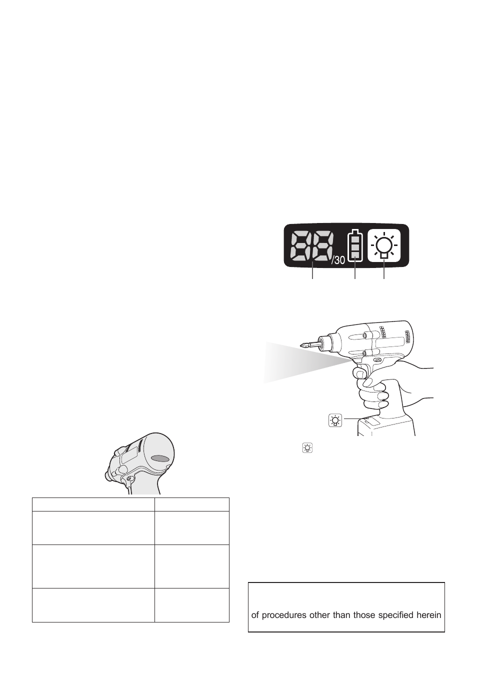 Forward rotation switch operation, Reverse rotation switch operation, Control panel | Panasonic EYFLA2A User Manual | Page 8 / 48